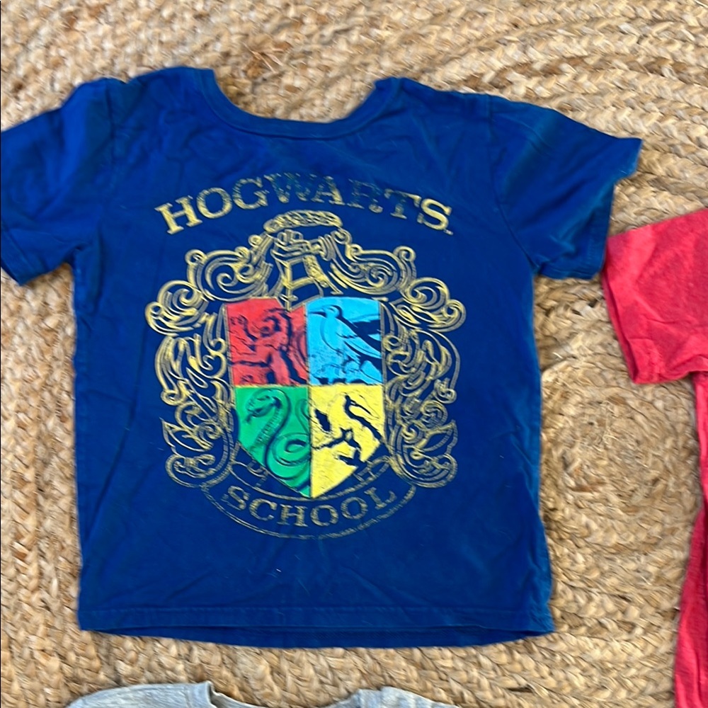 Hogwarts School Blue Kids T-Shirt